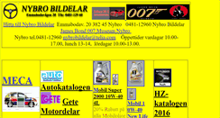 Desktop Screenshot of nybrobildelar.se