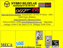 Tablet Screenshot of nybrobildelar.se